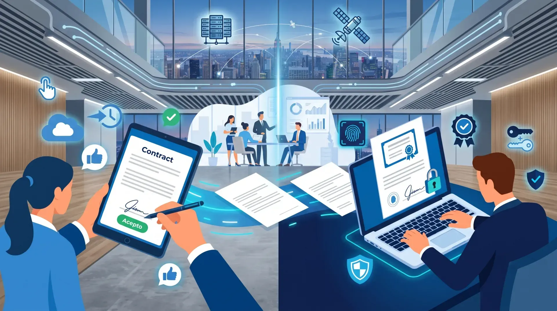 Comparación entre firma electrónica y firma digital para empresas
