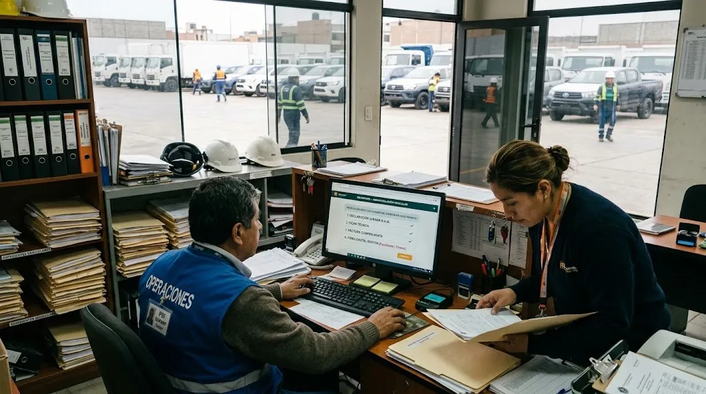 Expediente de inmatriculación vehicular preparado para su presentación electrónica en SID-SUNARP