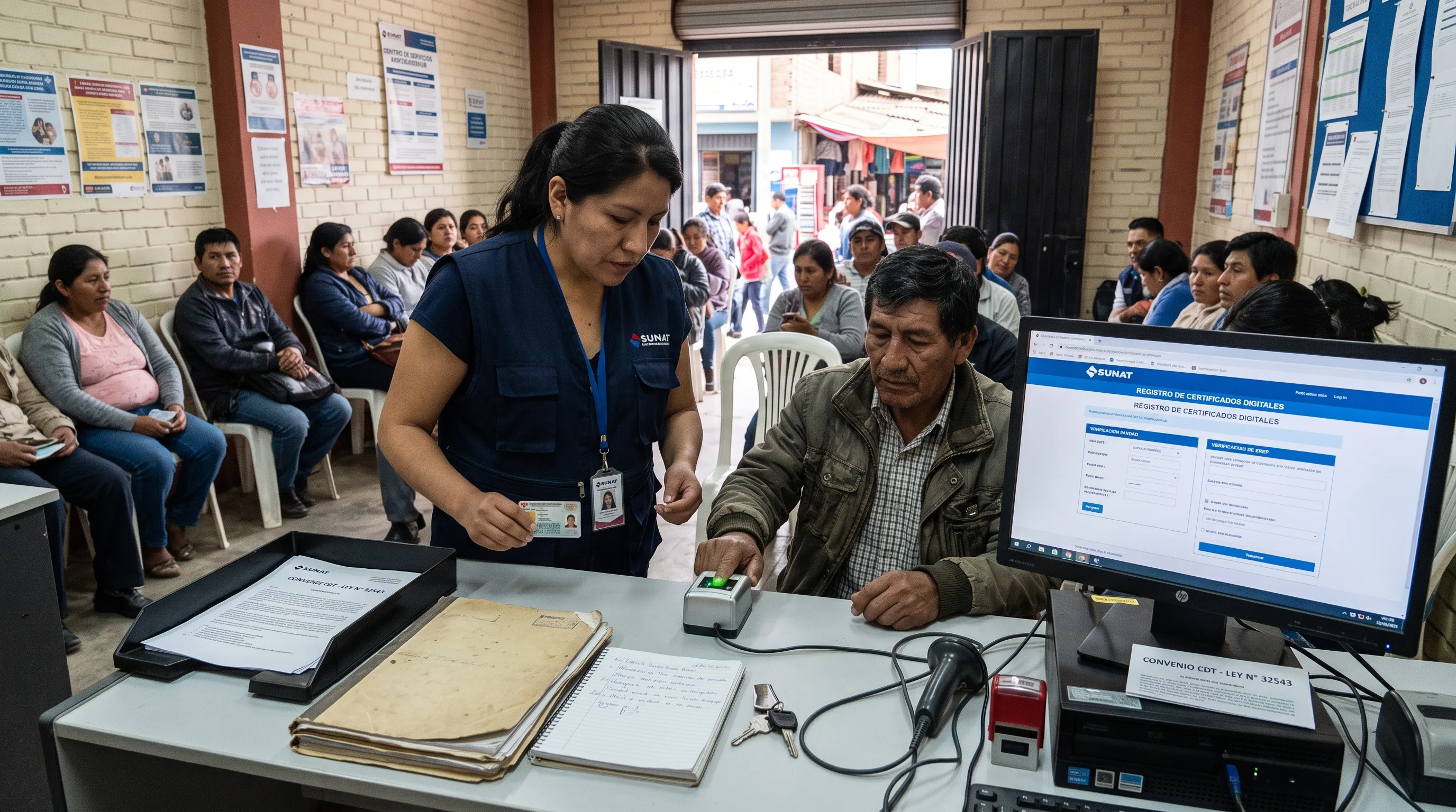 SUNAT como Entidad de Registro o Verificación de certificados digitales — Ley 32543