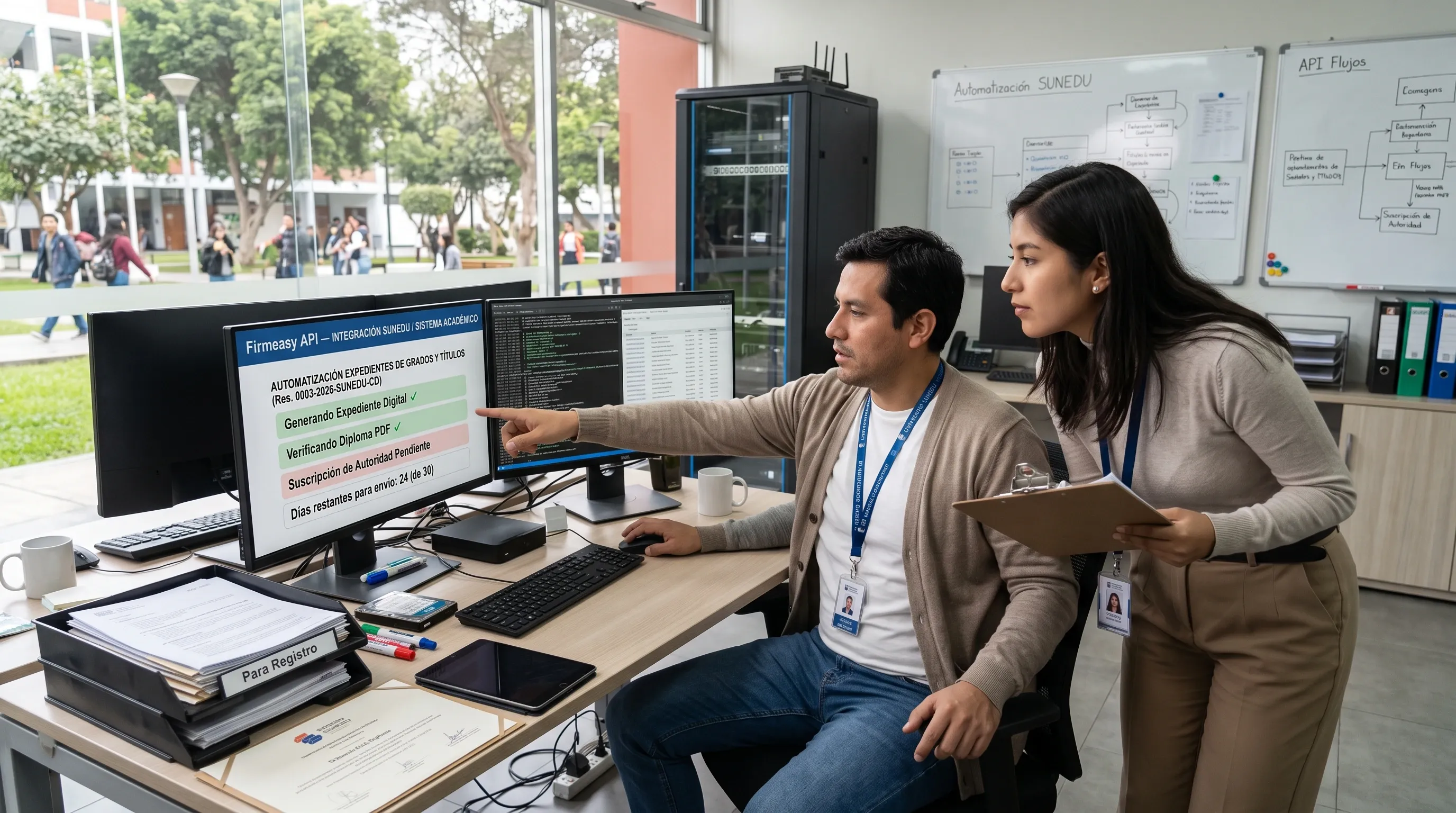 SUNEDU digitaliza el registro de grados y títulos: expediente digital con FirmEasy