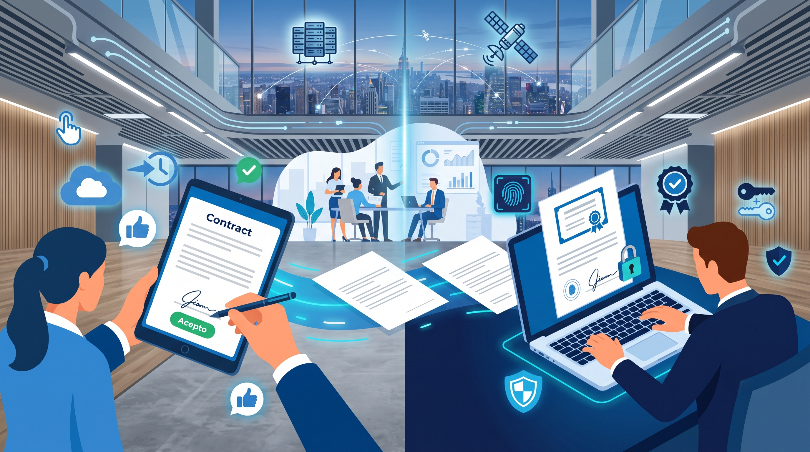 Comparación entre firma electrónica y firma digital para empresas