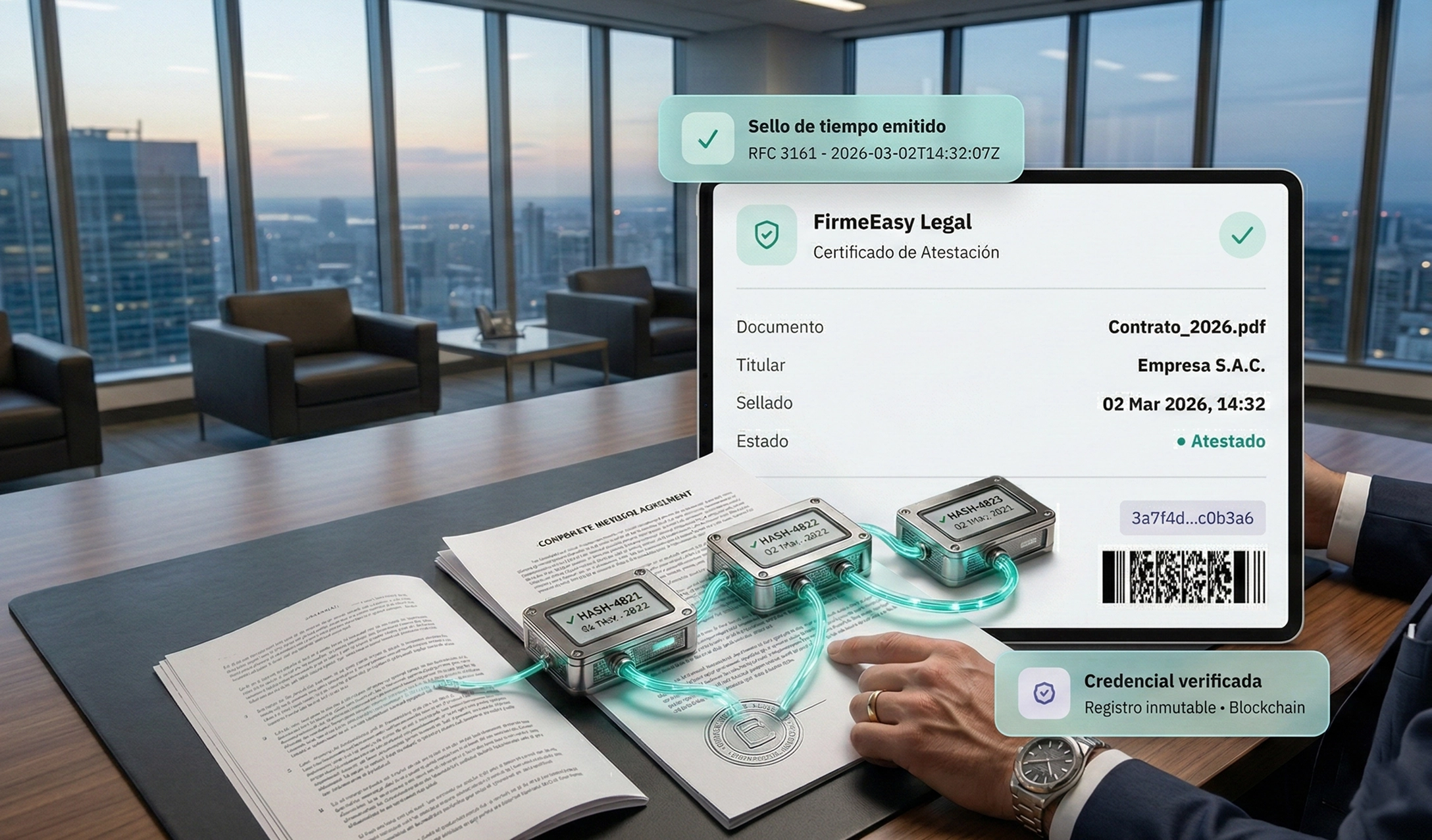 FirmEasy Blockchain - Atestación Digital